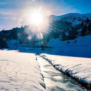 Spulerbach Mittagssonne